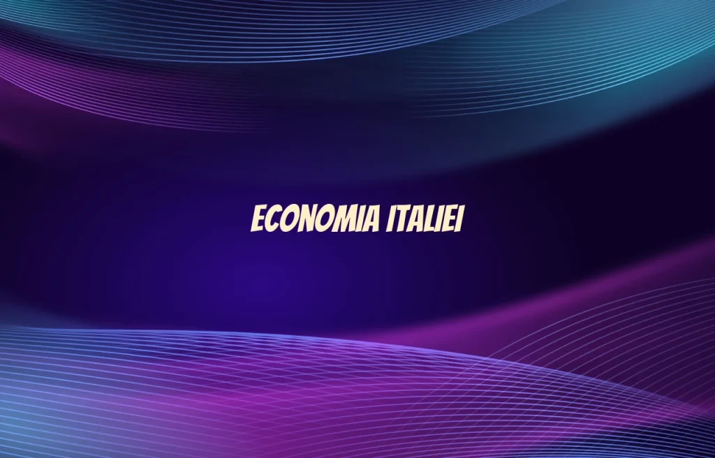 economia italiei