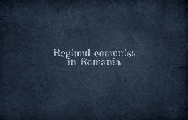 regimul comunist in romania
