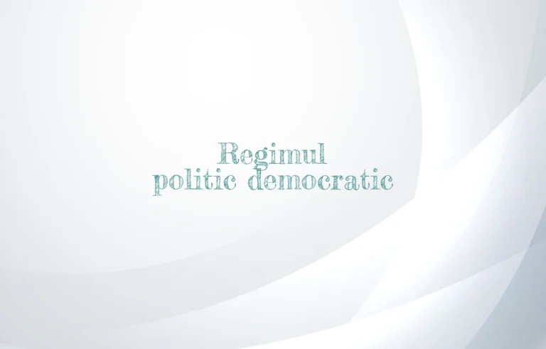 regimul politic democratic