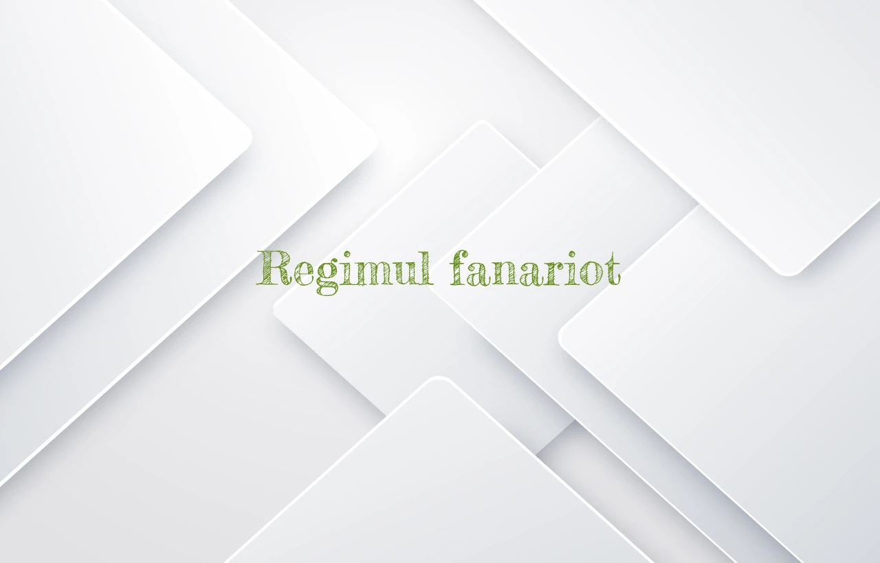regimul fanariot