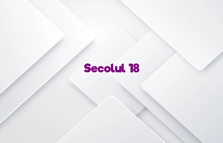 secolul 18