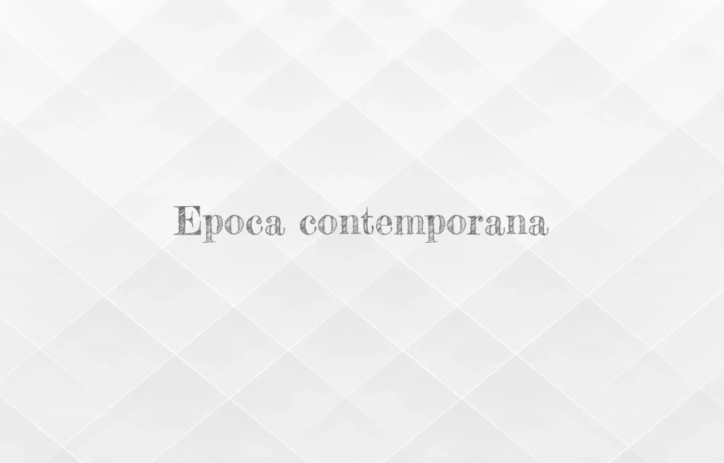epoca contemporana