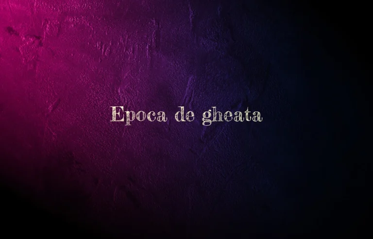 epoca de gheata