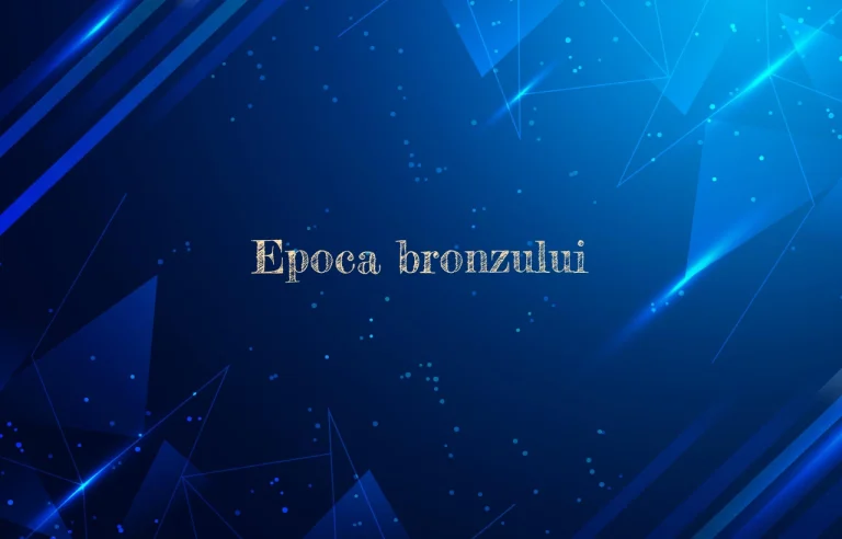 epoca bronzului