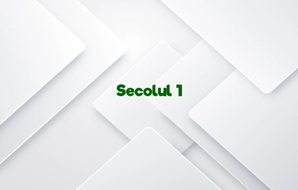 secolul 1