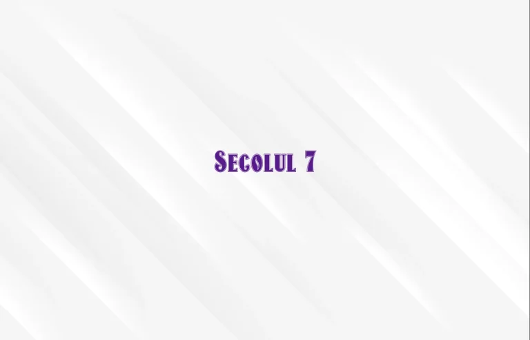 secolul 7