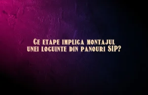 Ce etape implica montajul unei locuinte din panouri SIP?