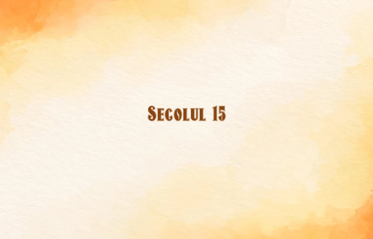 secolul 15